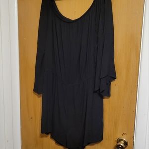 Ambiance Black Open Arm Romper